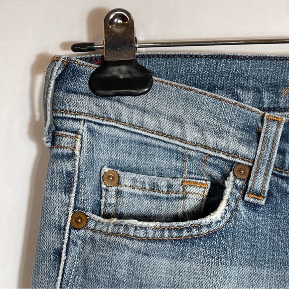 7 for all mankind flare denim jeans 26 U075055U-055U - Picture 9 of 13